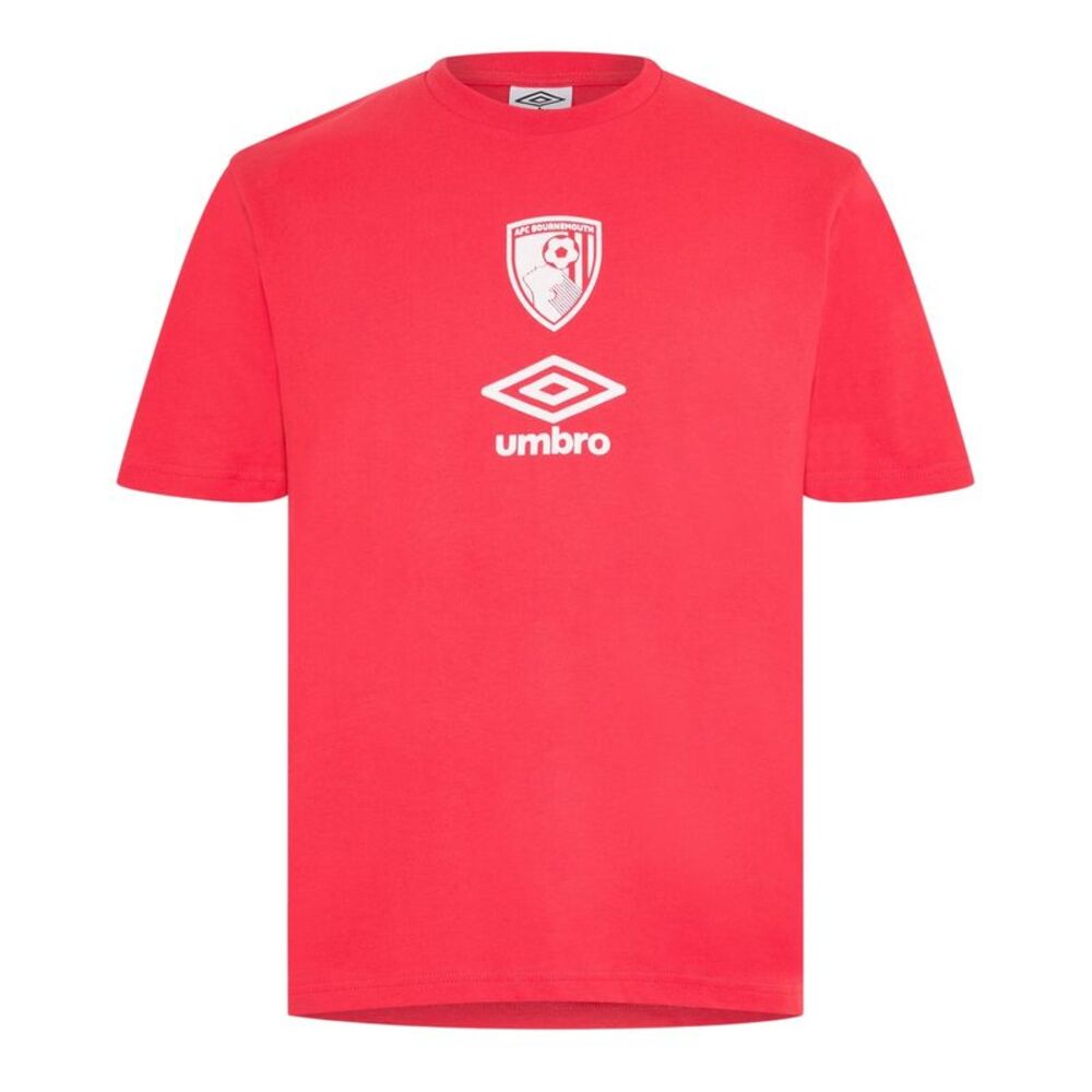 Castore Mens AFC Bournemouth Performance Football Jersey / Red
